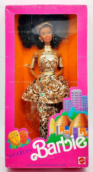 Nigerian Barbie Dolls of The World Doll 1989 Mattel 7376