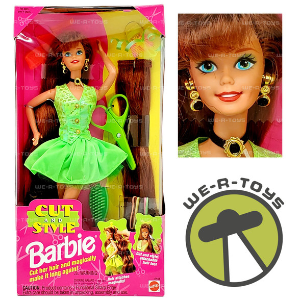 Cut and Style Barbie Doll Redhead 1994 Mattel 12644