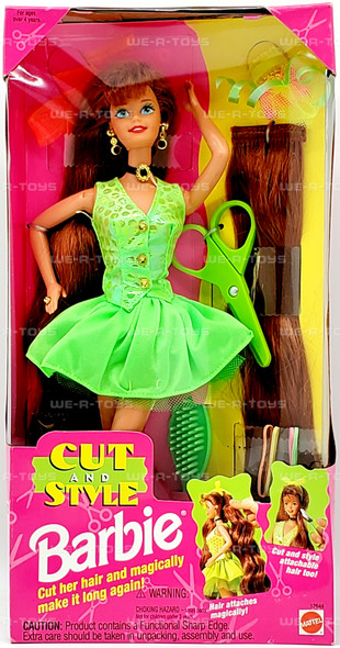 Cut and Style Barbie Doll Redhead 1994 Mattel 12644