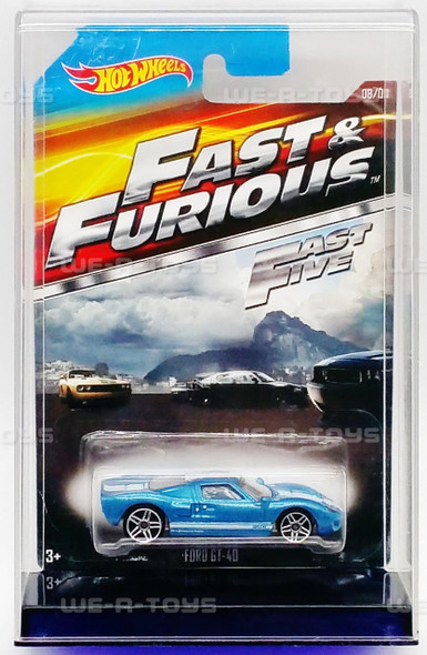 Hot Wheels Fast & Furious Ford GT-40 Vehicle Mattel 2014 No. CJL38 NEW