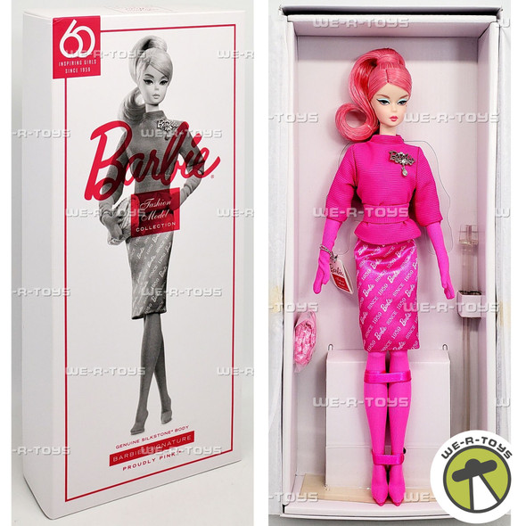 Barbie Proudly Pink Silkstone Doll Signature Series BFMC 2018 Mattel FXD50