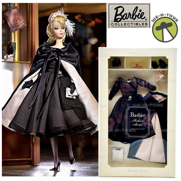 Barbie Fashion Model Collection Midnight Mischief Fashion Set Gold Label B0148