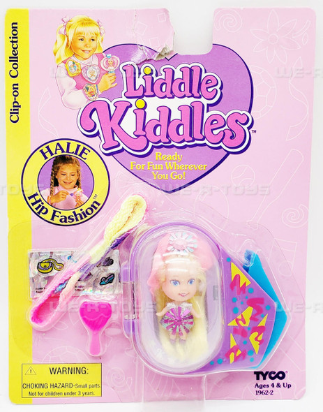Liddle Kiddles Clip-on Collection Halie Hip Fashion Doll Toyco #19622 NEW