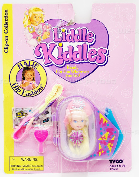 Liddle Kiddles Halie Hip Fashion Doll Clip-on Collection Toyco #19622