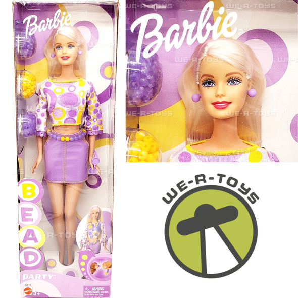 Barbie Bead Party Doll Mattel 2002 #C3613 NEW