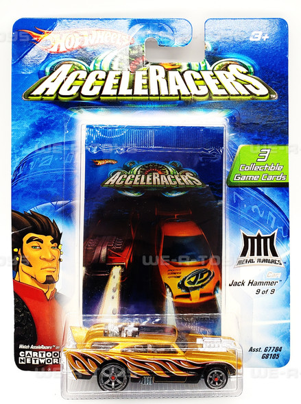 Hot Wheels AcceleRacers Jack Hammer Car Mattel 2004 #G8105 NEW