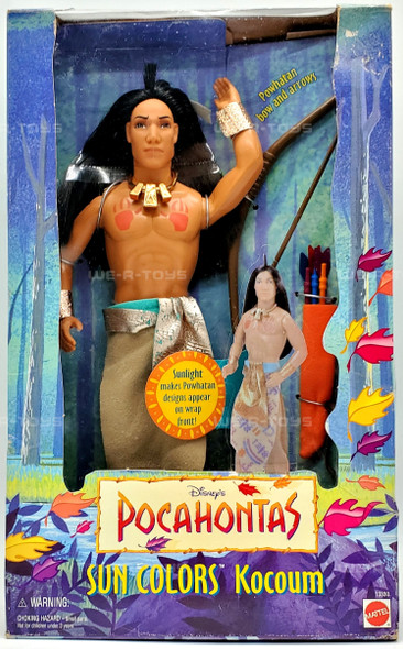 Disney Sun Colors Kocoum Doll from Pocahontas 1995 Mattel 13330