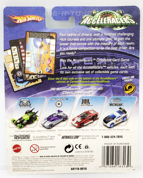Hot Wheels AcceleRacers Nitrium Car Mattel 2004 #G8118 NEW