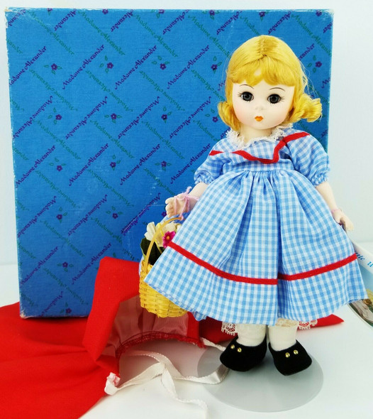 Madame Alexander Storybook 8" 1982 Red Riding Hood Doll No. 482 with Stand NIB