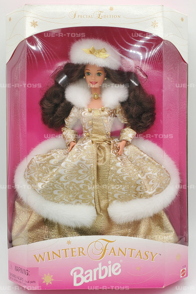 Winter Fantasy Barbie Doll Brunette Special Edition 1995 Mattel 15530