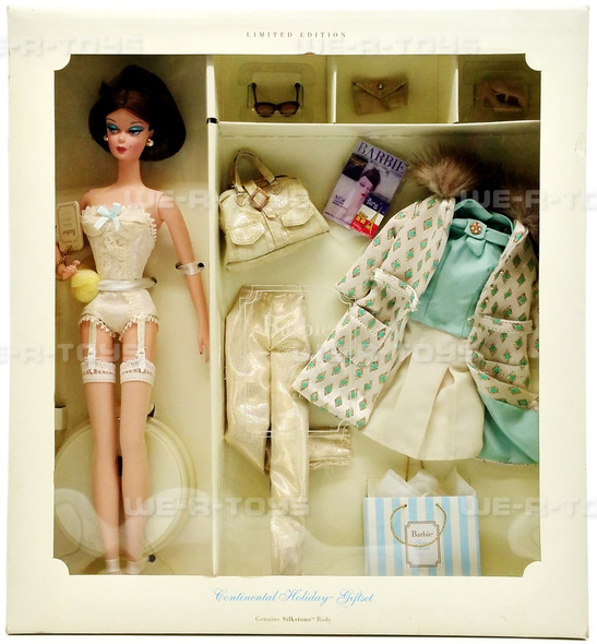 Silkstone Barbie Continental Holiday Giftset 2001 Mattel 55497
