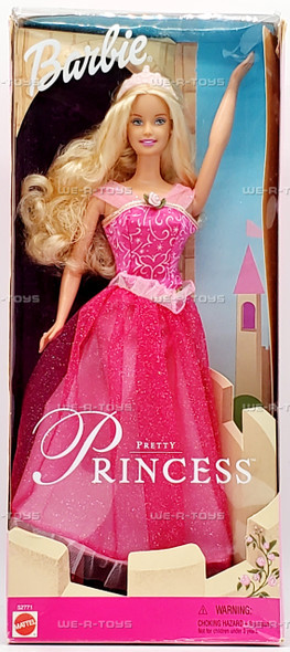 Pretty Princess Barbie Doll 2001 Mattel No. 52771