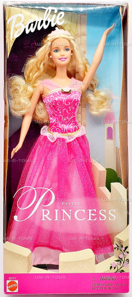 Pretty Princess Barbie Doll 2001 Mattel No. 52771