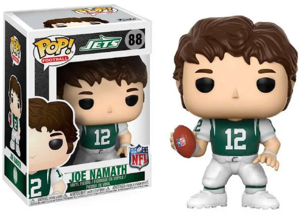 Funko Pop! Football Jets #88 Joe Namath Vinyl Pop Figure NFL Official