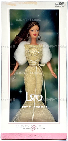 Zodiac Leo Pink Label Barbie Doll 2004 Mattel C6244