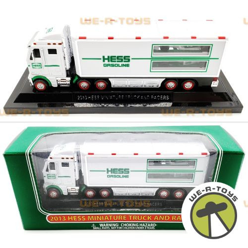 2013 Hess Miniature Gasoline Truck and Racers Diecast Vehicle