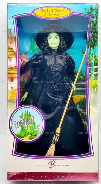 The Wizard of Oz Wicked Witch of the West Barbie Doll 2006 Mattel K8685