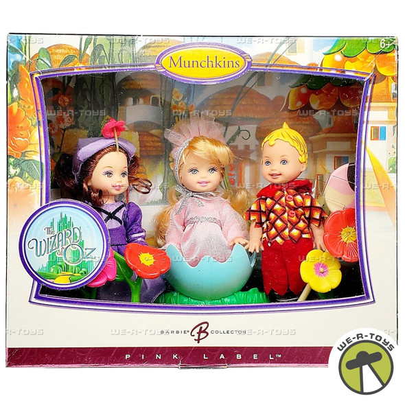 The Wizard of Oz Munchkins Kelly and Tommy Dolls 2006 Mattel No. K9413
