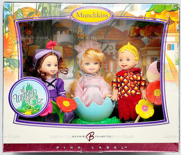 The Wizard of Oz Munchkins Kelly and Tommy Dolls 2006 Mattel No. K9413