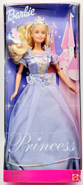 Barbie Dove Princess Doll Wears Glittery Gown & Silvery Crown 2000 Mattel 28264