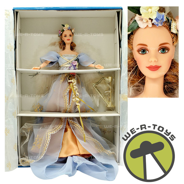 Harpist Angel Barbie Doll Angels of Music Collection 18894 Mattel 1997