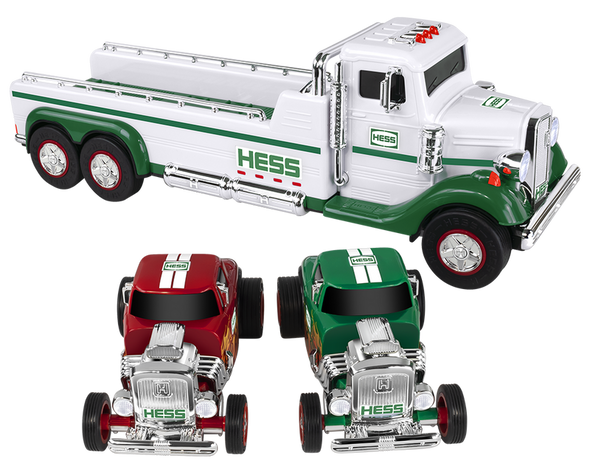 2022 Hess Flatbed Truck with Hot Rods