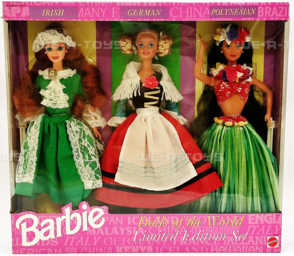 Barbie Dolls of the World Gift Set 3 Barbie Dolls Limited Edition 1994 Mattel #13939