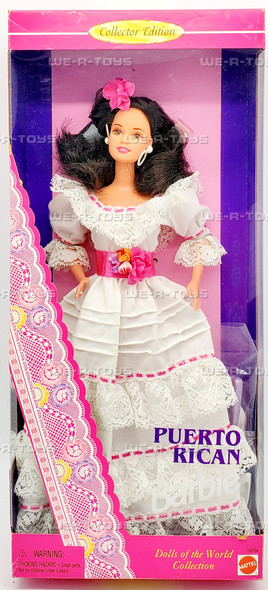 Dolls of the World Puerto Rican Barbie Doll 1996 Mattel 16754 Dolls of the World Puerto Rican Barbie Doll 1996 Mattel 16754