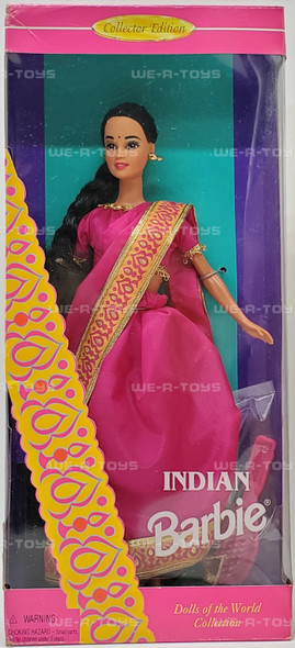 Dolls of the World Indian Barbie Doll Collector Edition 1995 Mattel 14451