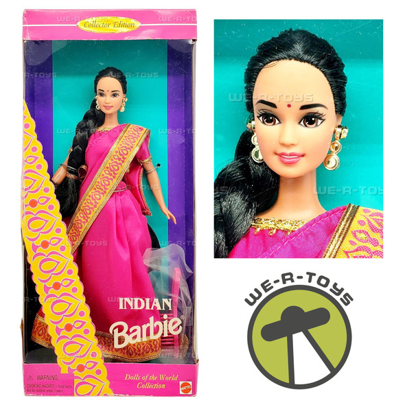 Dolls of the World Indian Barbie Doll Collector Edition 1995 Mattel 14451