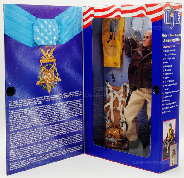 G I Joe Jimmy Doolittle Medal of Honor Recipient 12" Action Figure 2001 Hasbro