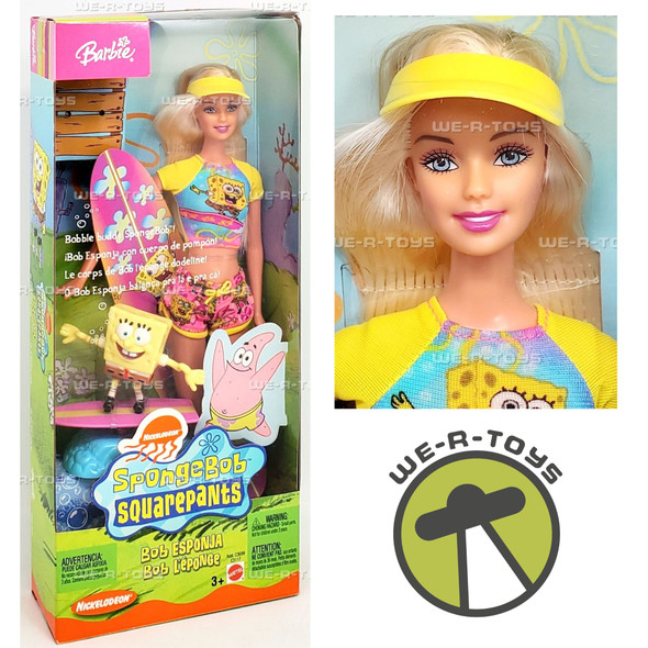 Barbie Spongebob Squarepants Blonde Doll 2003 Mattel C3117