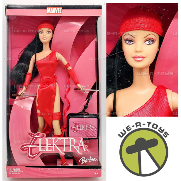 Barbie as Elektra Marvel Comics 2005 Mattel H1699