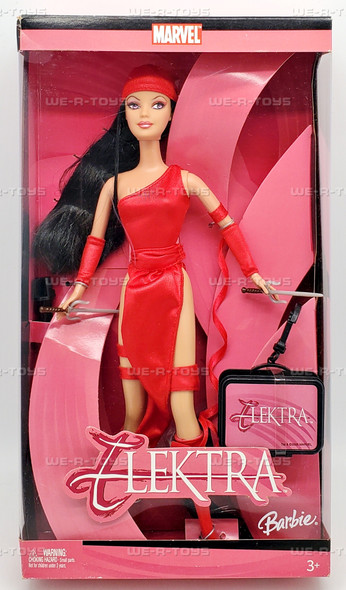 Barbie as Elektra Marvel Comics 2005 Mattel H1699