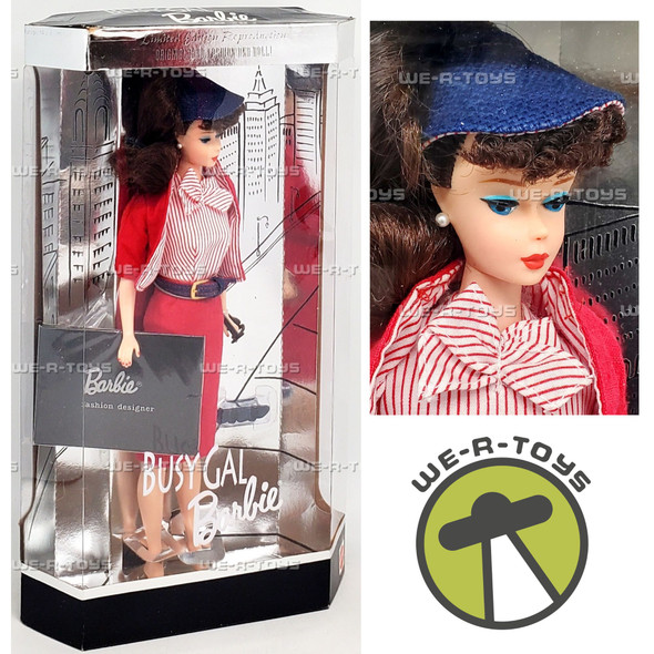 Busy Gal Barbie 1960 Reproduction Limited Edition Doll 1995 Mattel 13675