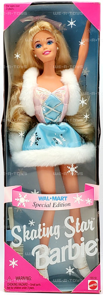 Skating Star Barbie Doll Walmart Special Edition 1995 Mattel 15510