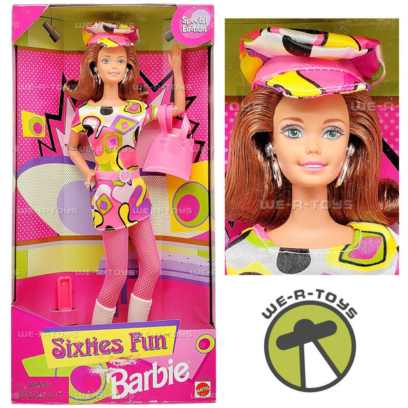 Sixties Fun Special Edition Barbie Doll Red Hair 1997 Mattel 17693