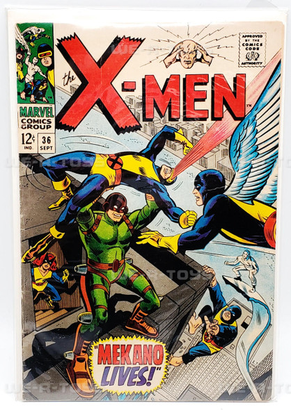 Marvel The X-Men Mekano Lives! #36 Vintage Marvel 1967