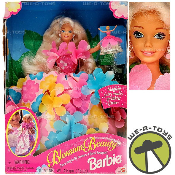 Blossom Beauty Barbie Doll with Magical Glitter Fairy 1996 Mattel 17032