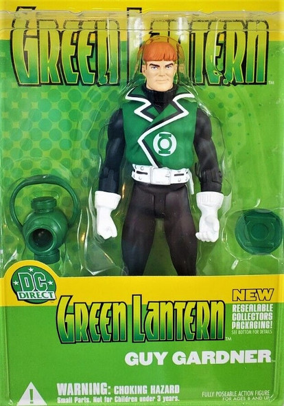 DC Direct Green Lantern Guy Gardner Action Figure with Resealable Packaging