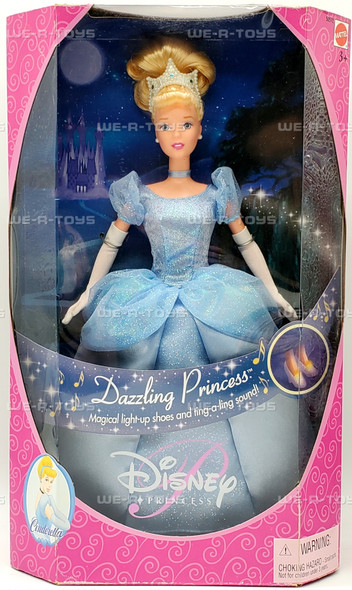 Disney Dazzling Princess Cinderella Doll Magical Light-Up Shoes