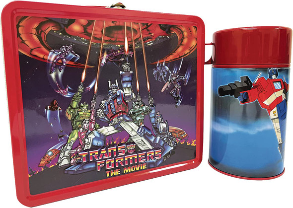 Transformers The Movie (1986) Lunchbox and Thermos Tin Titans Previews Exclusive