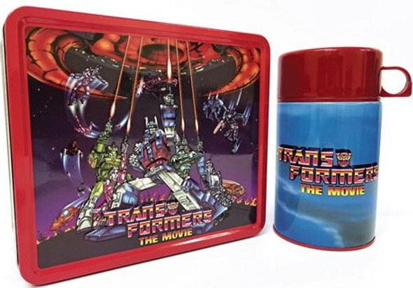 Transformers The Movie (1986) Lunchbox and Thermos Tin Titans Previews Exclusive