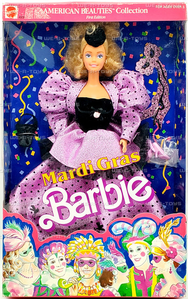 Mardi Gras American Beauties Collection Barbie Doll 1987 Mattel 4930