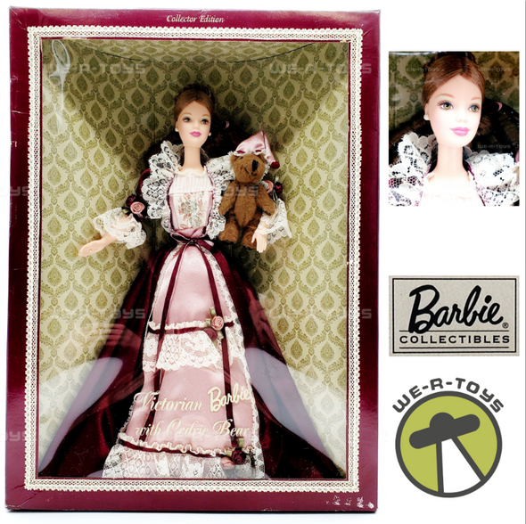 Victorian Barbie with Cedric Bear Collector Edition Doll 1999 Mattel 25526