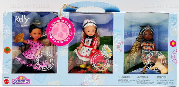 Kelly Friends of the World Barbie Doll Gift Set 2002 Mattel #54863