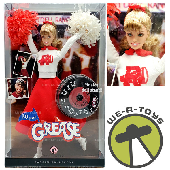 Grease 30 Year Anniversary Cheerleader Sandy Barbie Doll 2007 Mattel M0683