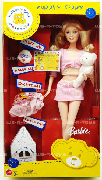 Build-A-Bear Workshop Barbie Doll Cuddly Teddy 2005 Mattel J0864 NEW