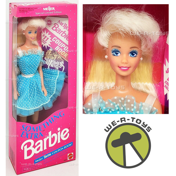 Something Extra Barbie Doll 1992 Meijer Exclusive Special Limited Edition 0863