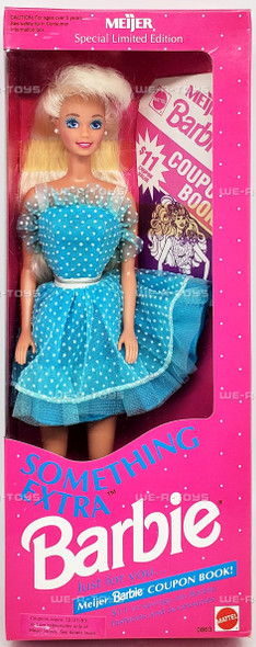 Something Extra Barbie Doll 1992 Meijer Exclusive Special Limited Edition 0863